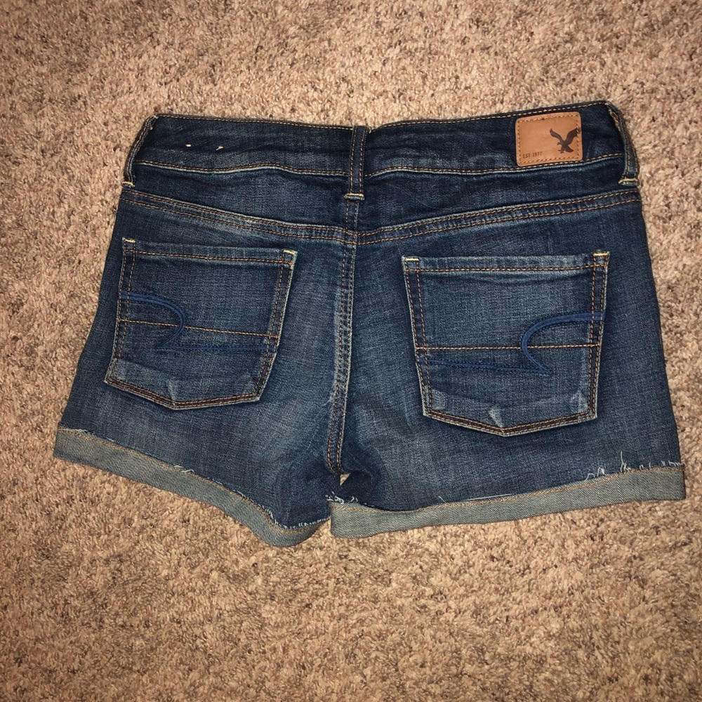 Cuffed Jean Shorts - Picture 2 of 3